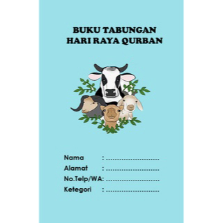

ES88 BUKU TABUNGAN QURBAN/BUKU TABUNGAN HARI RAYA QURBAN