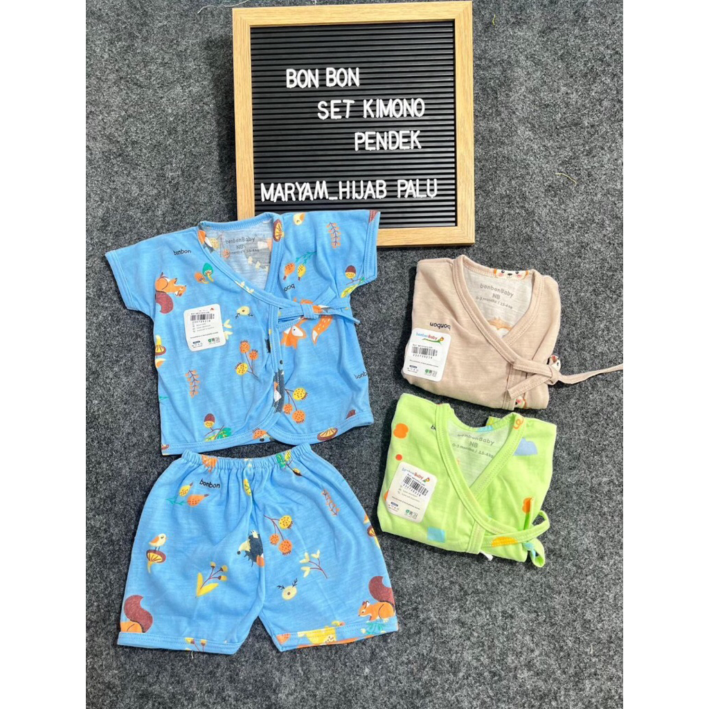 Bonbon set kimono pdk/Piyama Bayi/Setelan Bayi/Setelan Anak/Fashion Baby/Baju Harian/Kimono Bayi