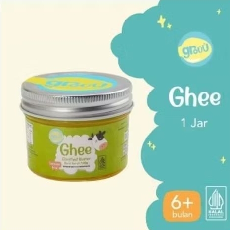 

Grouu - Grassfed Ghee Butter (Mentega Rendah Laktosa) - BB Booster MPASI - NO MSG