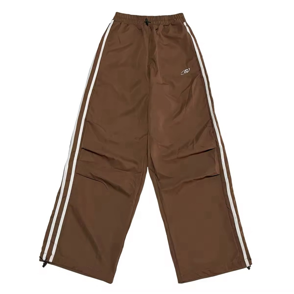 OHARA.id baggy pants y2k unisex two strip casual style celana panjang cargo