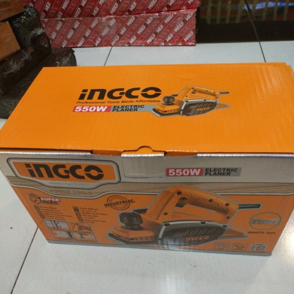 PL5508-(CG) MESIN KETAM KAYU 550W mesin serut kayu merk INGCO Ingco MESIN SERUT KAYU