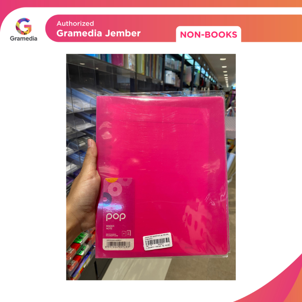 

DAIICHI POP BINDER NOTE A5 PINK DPO23A5430P01 - Gramedia Jember
