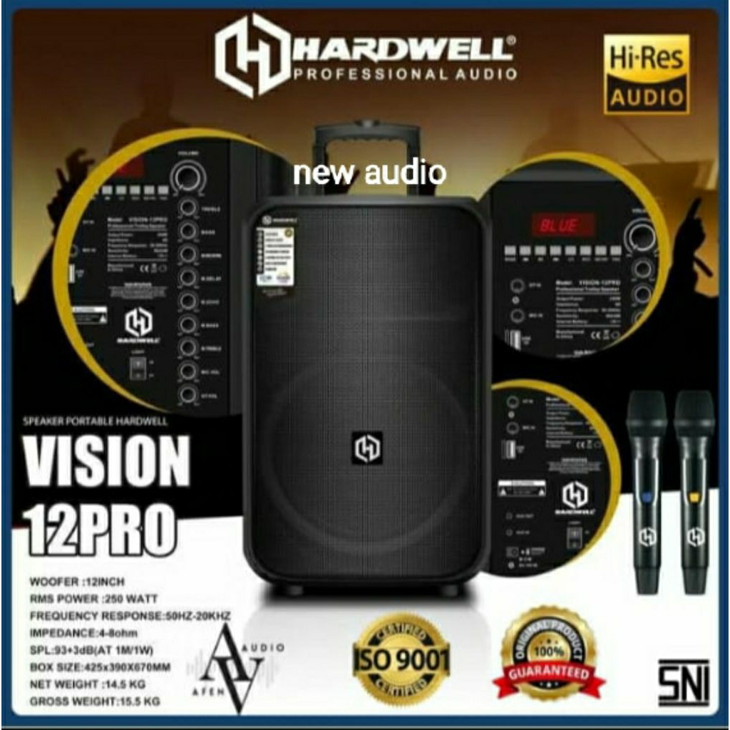 Speaker portable wireless Hardwell Vision 12Pro 12inch