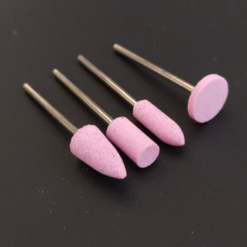 Batu Pink Stone Bur Poles Dental Cleaner For Teeth gigi tiruan