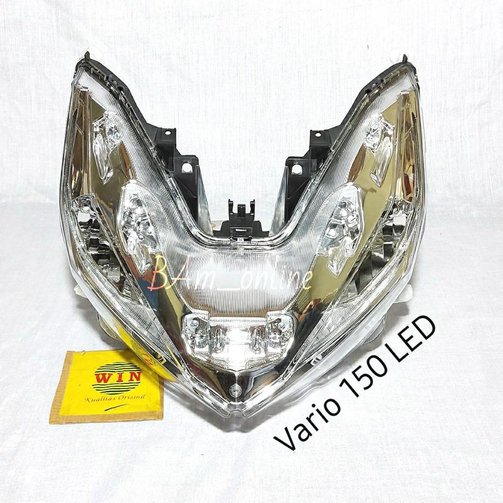 WIN Reflektor Lampu Depan Vario 150 LED Headlamp Motor Honda Vario