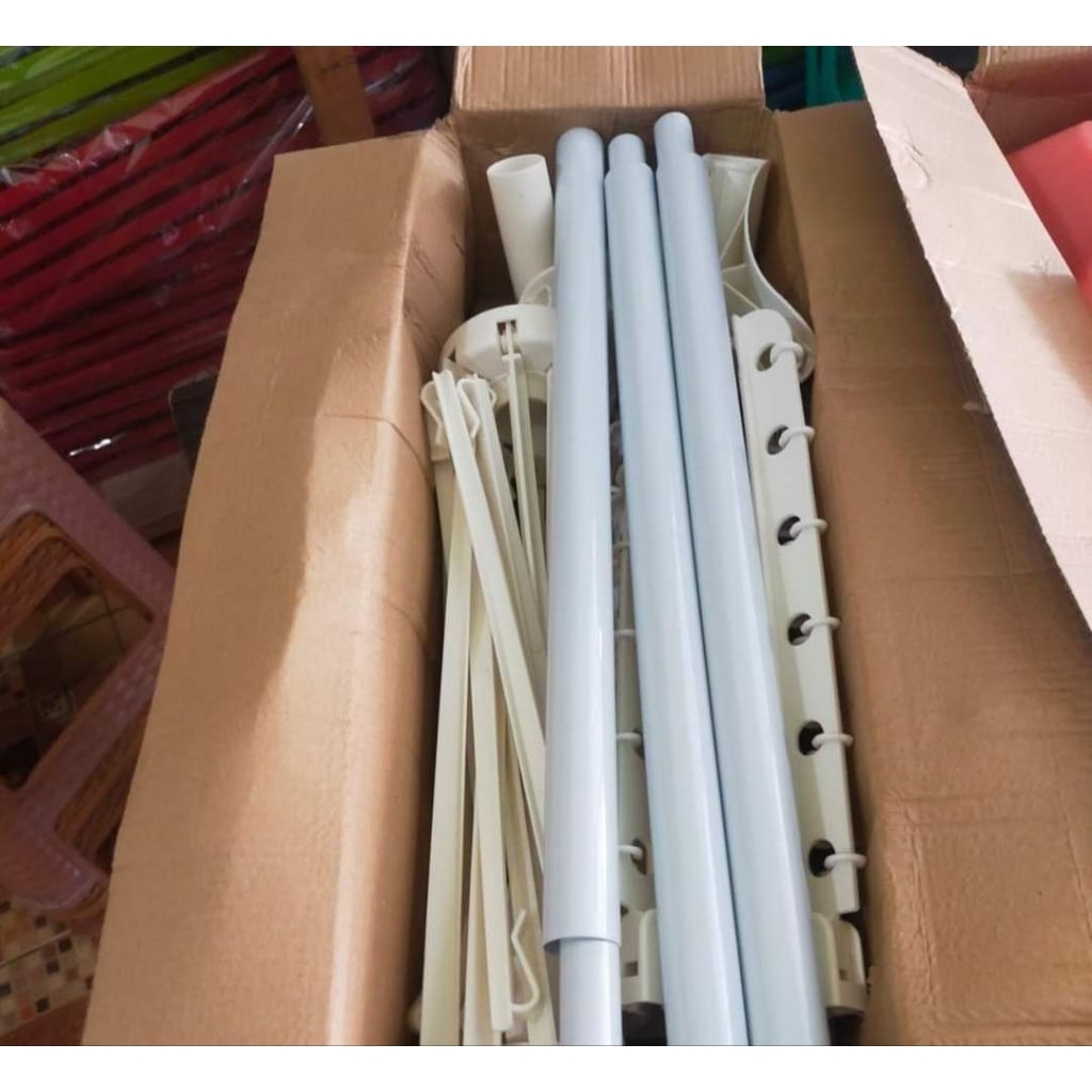 Jemuran menara / jemuran bayi / jemuran menara bayi / jemuran pakaian model menara 3 / gantungan baj