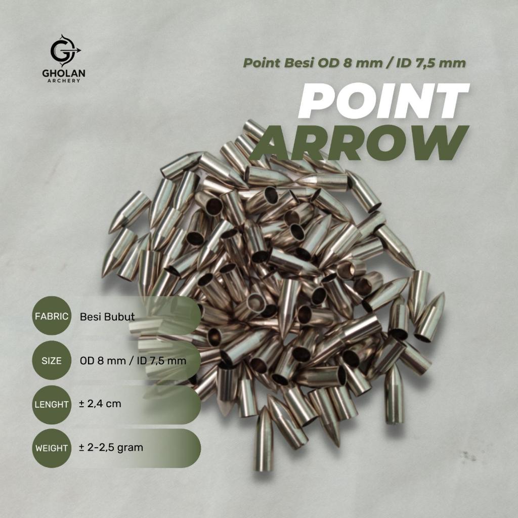 Point Arrow OD/ Point Bubut Presisi OD / Point Panahan / Archery / Anak Panah Olahraga Outdoor
