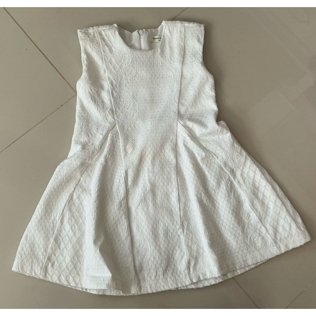 Preloved dress putih anak