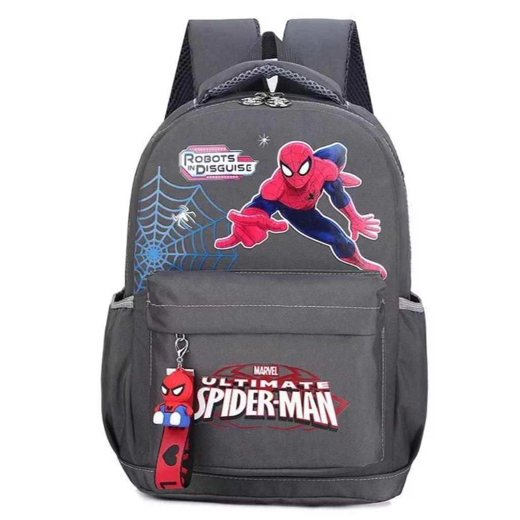 Spiderman - Tas Anak Sekolah Laki-laki Karakter Spiderman SD TK Tas Ransel Anak Sekolah Tas Spiderma