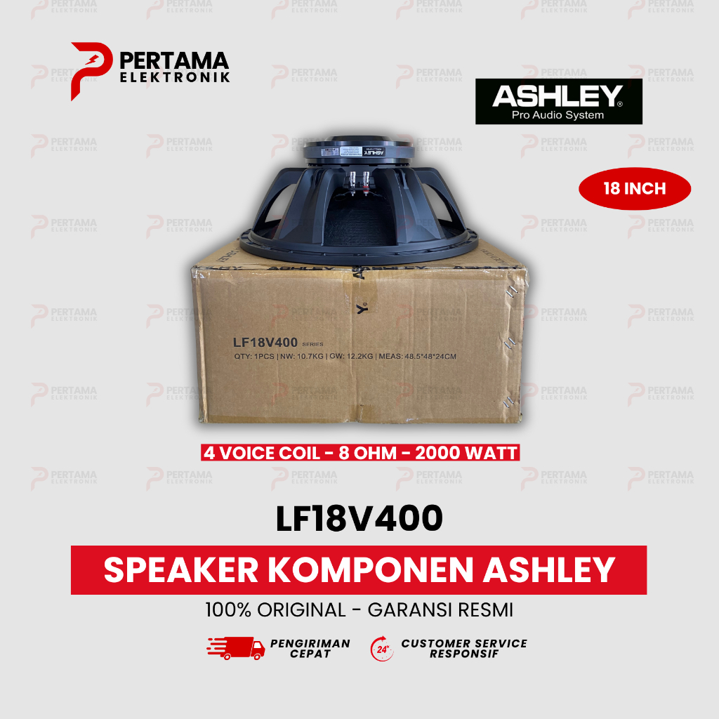 Speaker Komponen ASHLEY LF18V400 18 Inch Original / Speaker Ashley 18 Inch