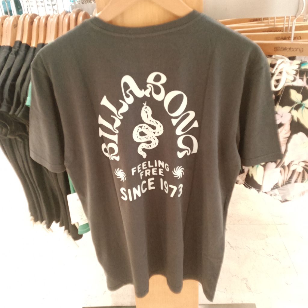 Baju Kaos Billabong Pria Original Black