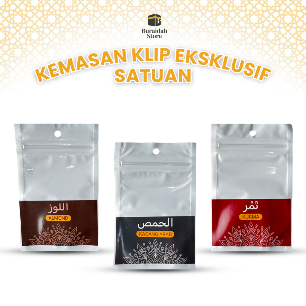 

Kemasan Klip Motif Jarum Eksklusif Souvenir Oleh Oleh Haji Umroh Plastik Ziplock Snack Satuan Hadiah