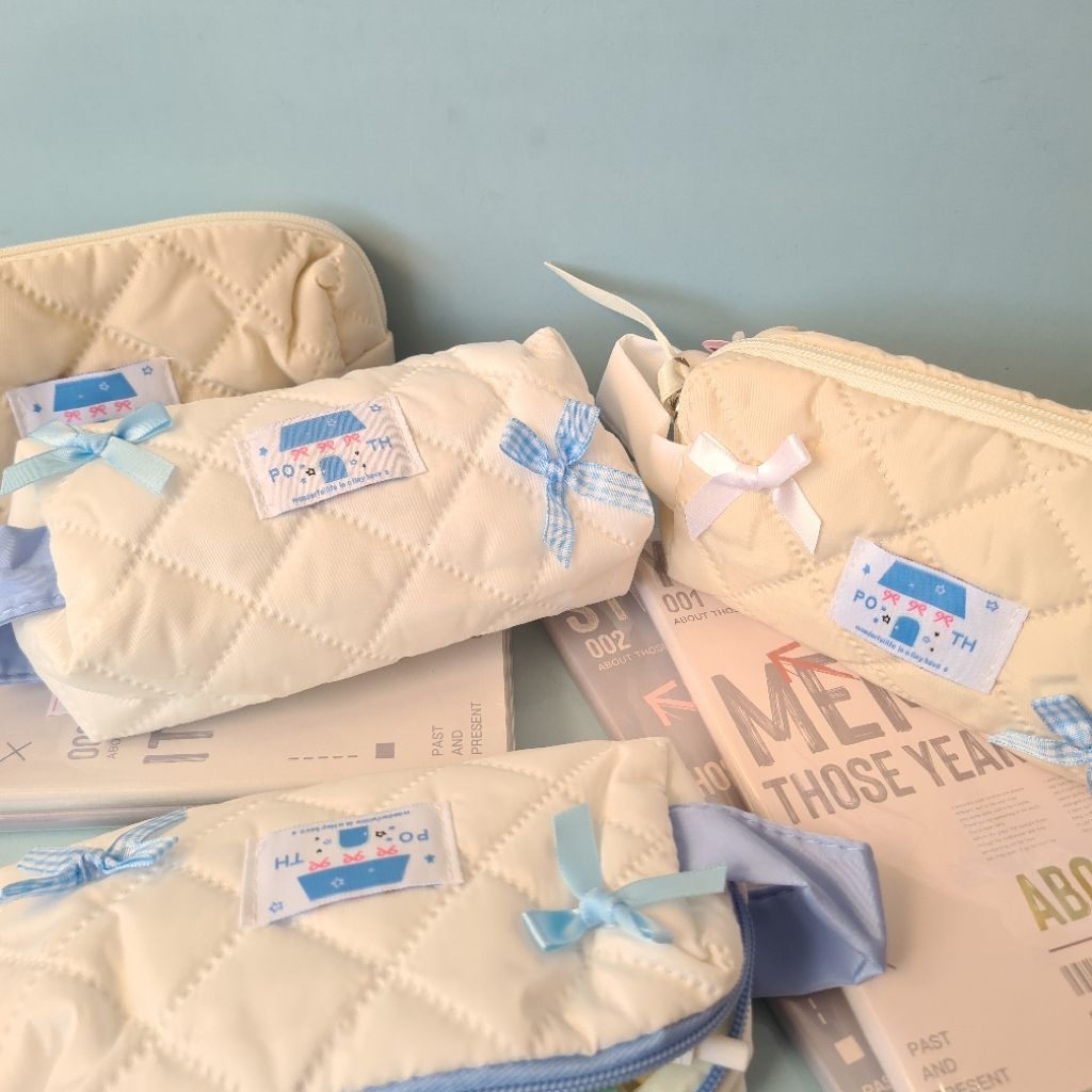 

Pouch Pensil Quilted Pita Lucu – Tempat Alat Tulis Estetik Korea Style