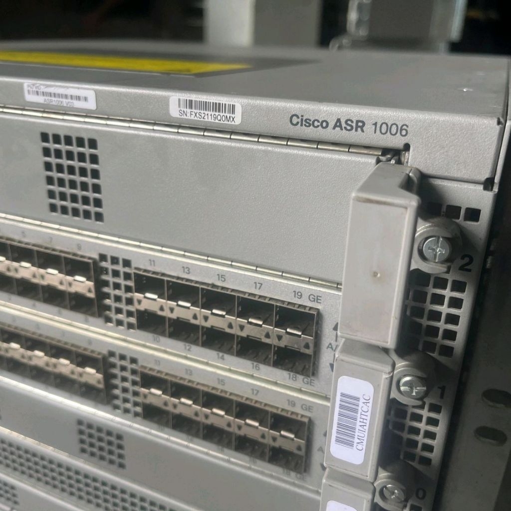 Cisco ASR 1000 Series Aggregation Services Routers Cisco ASR1006