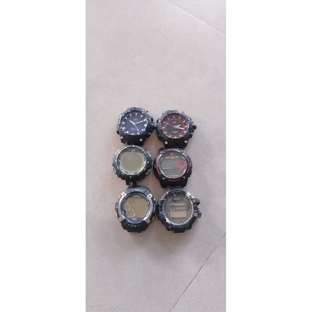 jam tangan QQ rusak borongan 6 unit
