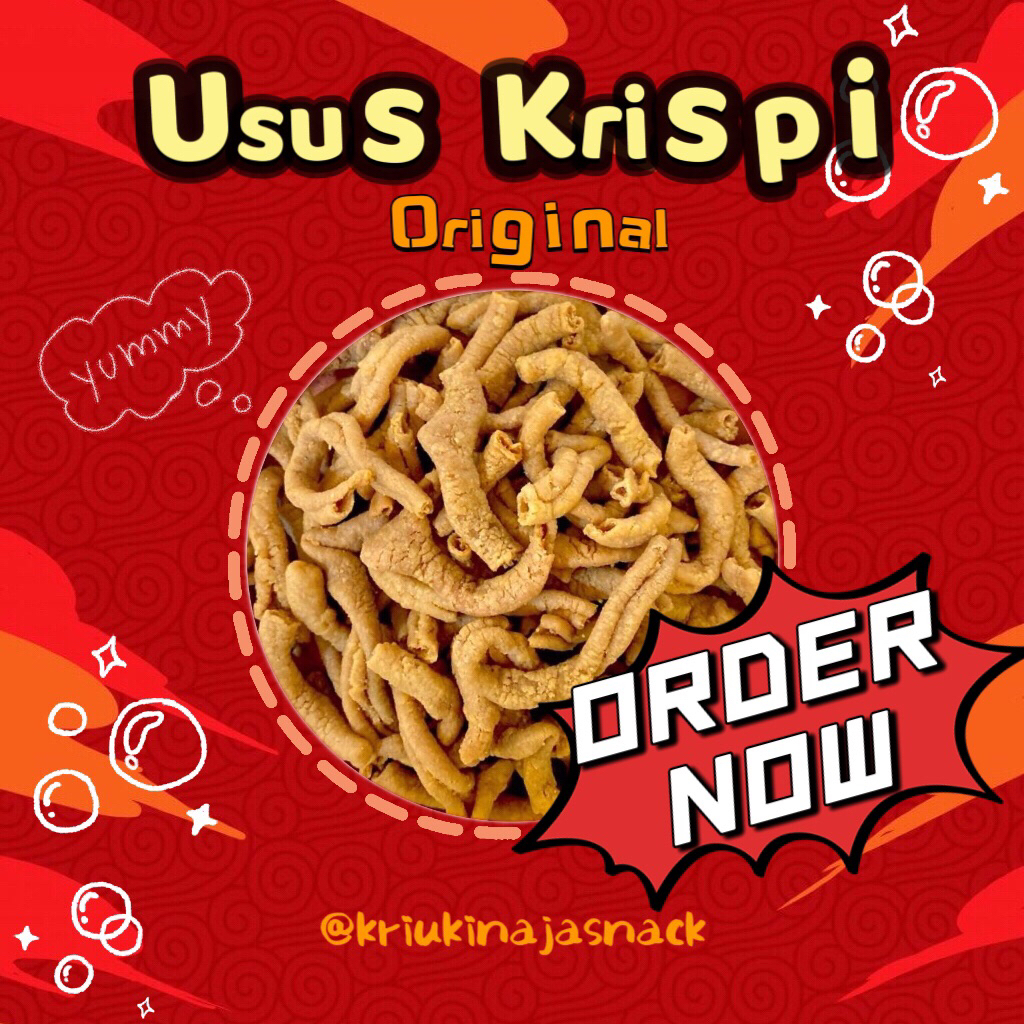 

Usus Krispi Original by Kriukinajasnack 250g | 500g | 1kg