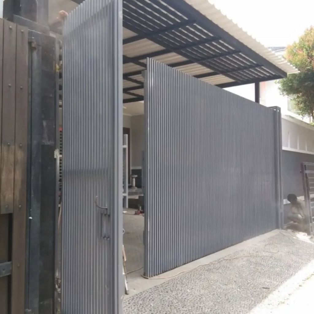 pagar rumah,rangka besi hollow galvanis