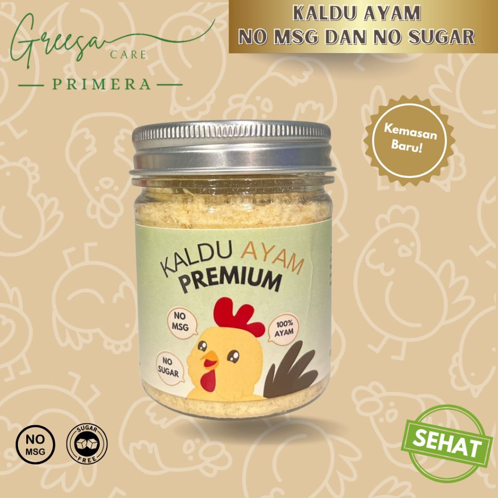 

Kaldu Ayam Sehat Penyedap No Msg Tanpa Msg No Sugar Tanpa Gula 40gr PrimeraHealthyStore Greesa Care