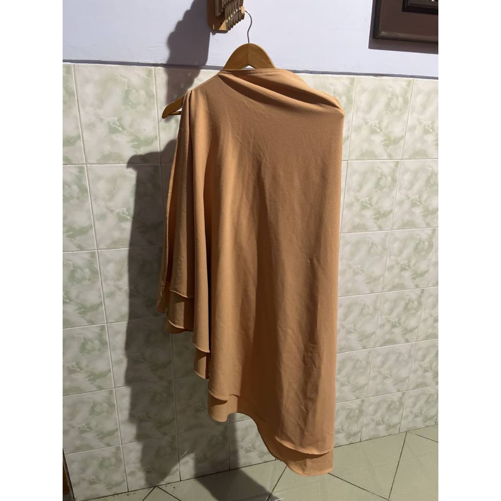 Khimar Coksu Aliaqueen | Hijab Khimar Bertumpuk Berlayer Premium | Preloved Bekas Second