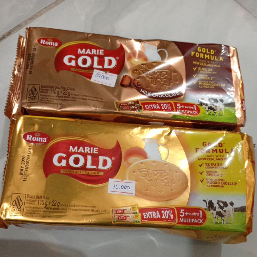 

Roma marie gold marie kualitas gold 110+22g