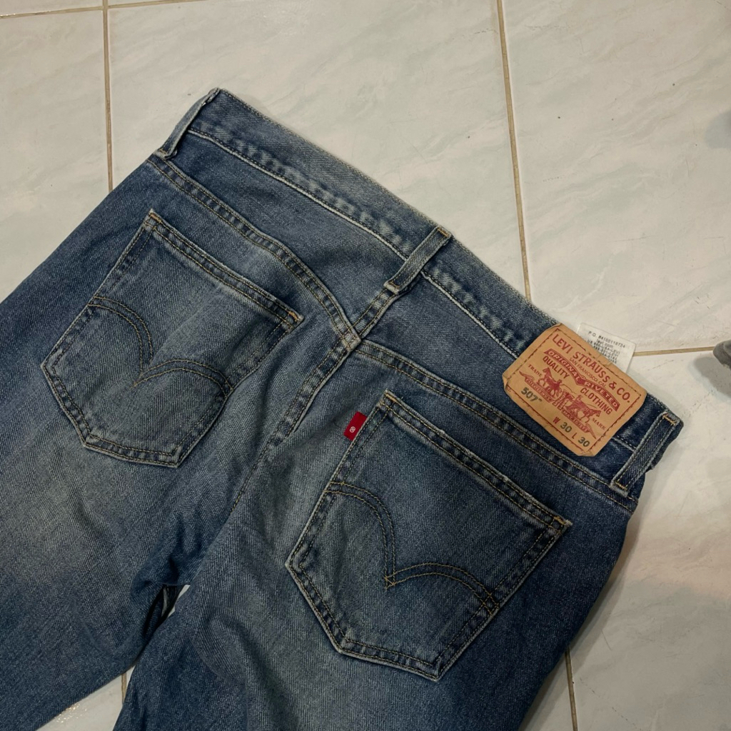 Celana Panjang Jeans Pria Levong 507 Slim Boot Second Bekas Preloved Original