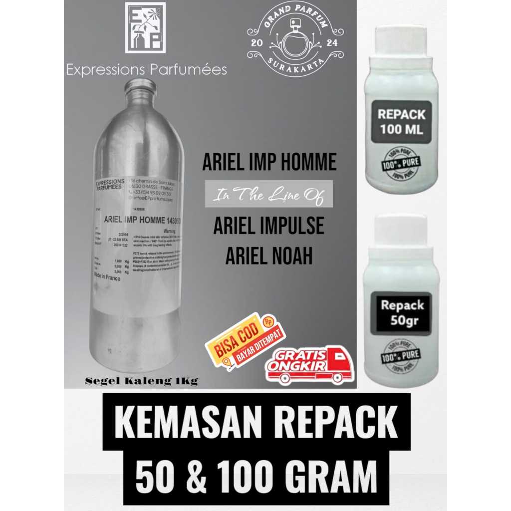 [REPACK] ARIEL IMPULSE~Ariel Noah~ BY EXPRESSIONS BIBIT MURNI KEMASAN 50 & 100 GRAM ORIGINAL PABRIK.
