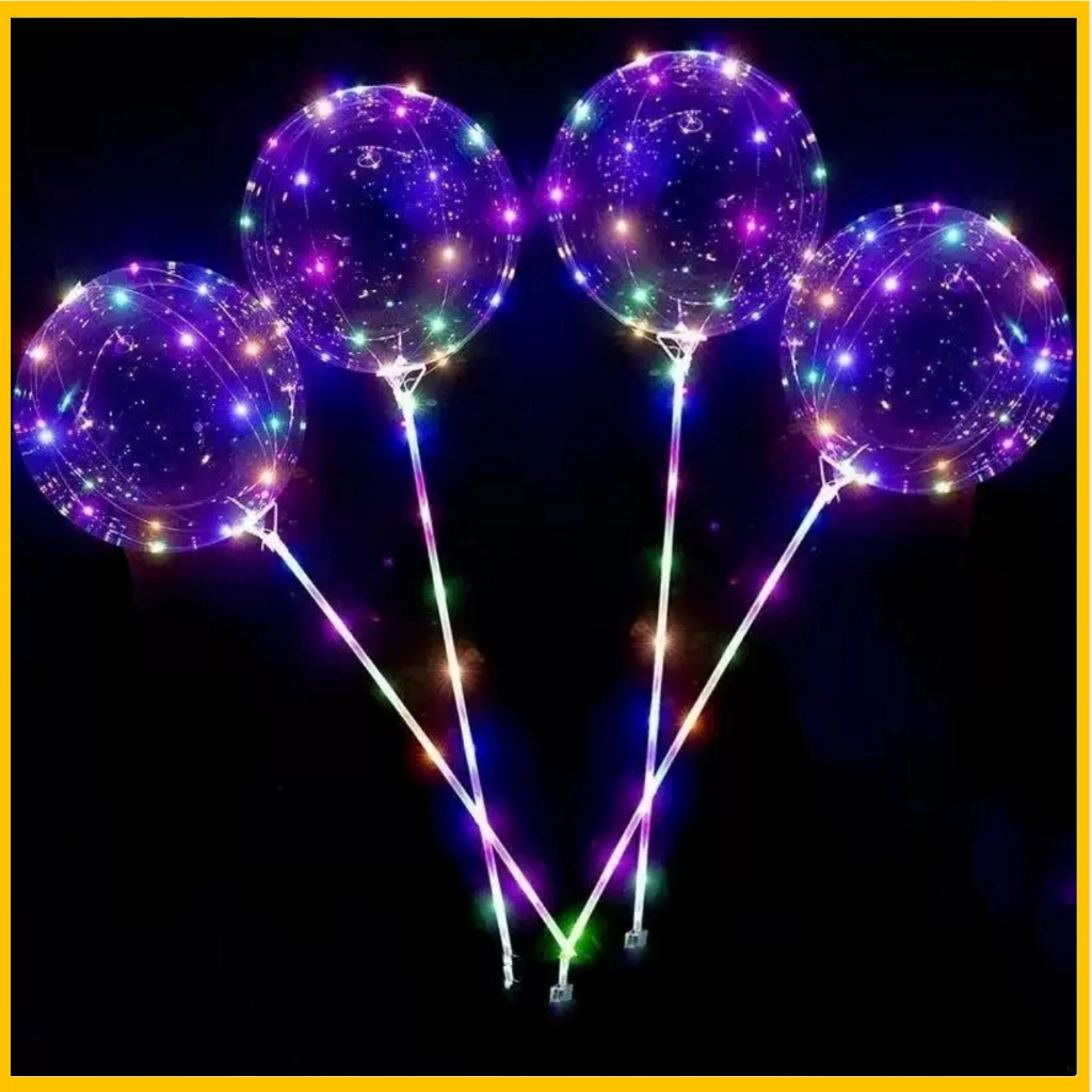 BALON LED RAINBOW WARNA WARNI  PARTY ULTAH