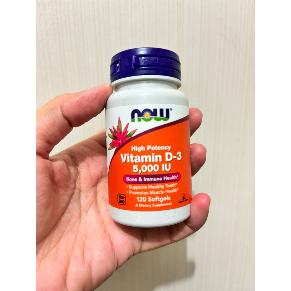 NOW vitamin D3 - 5000iu