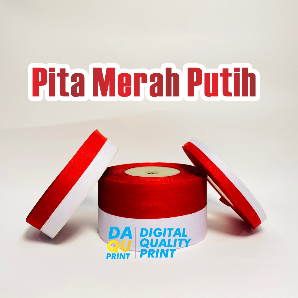 

Pita merah putih - Pita bendera indonesia - Pita bendera merah putih