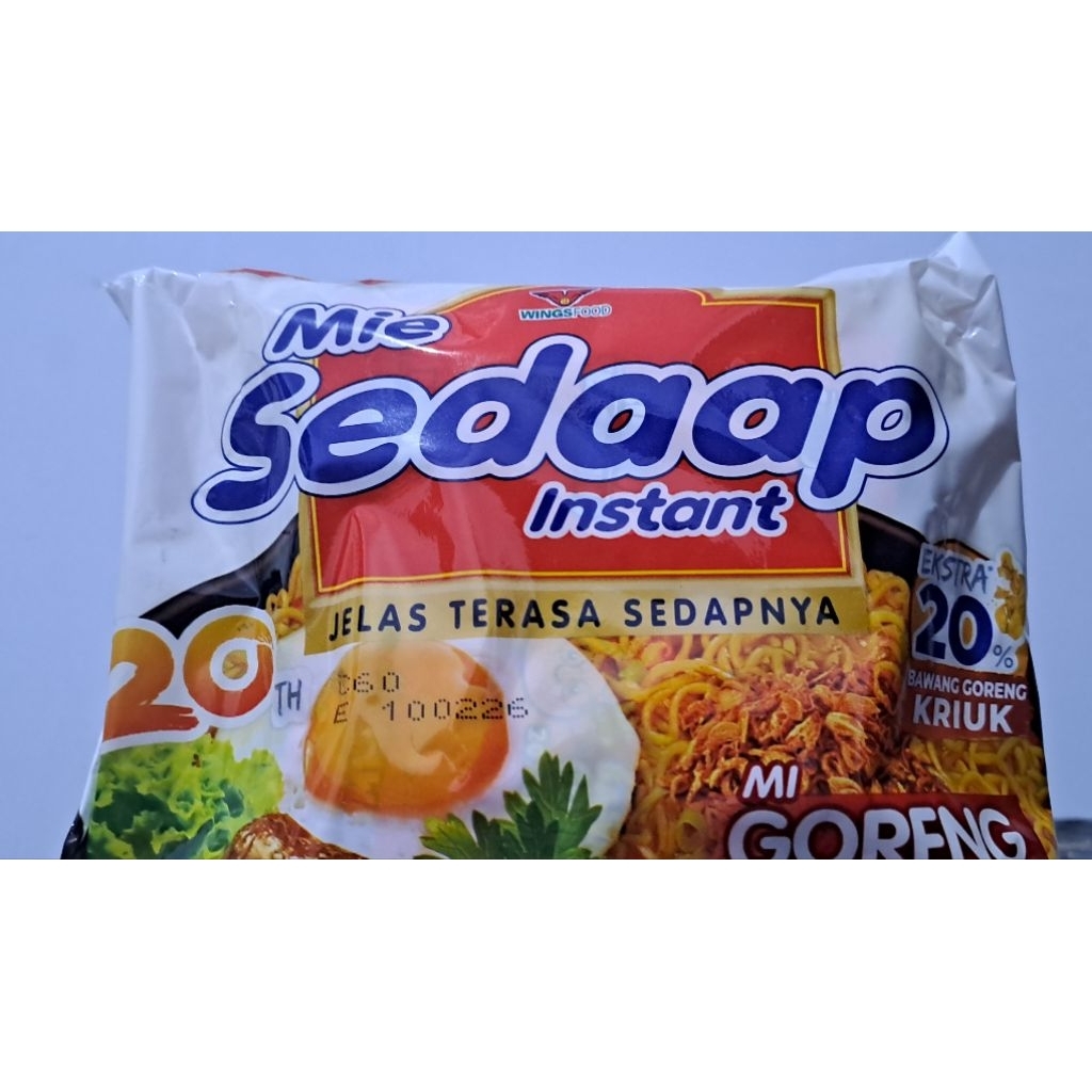 

mie sedap goreng perkarton