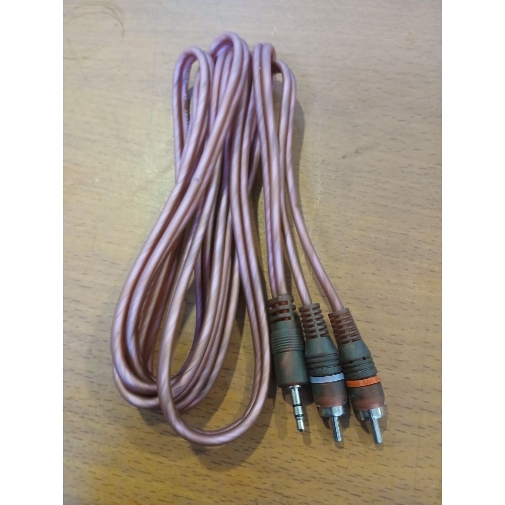 Kabel Rca 2in 1 kabel Audio Aux 150Cm kabel Hp Laptop