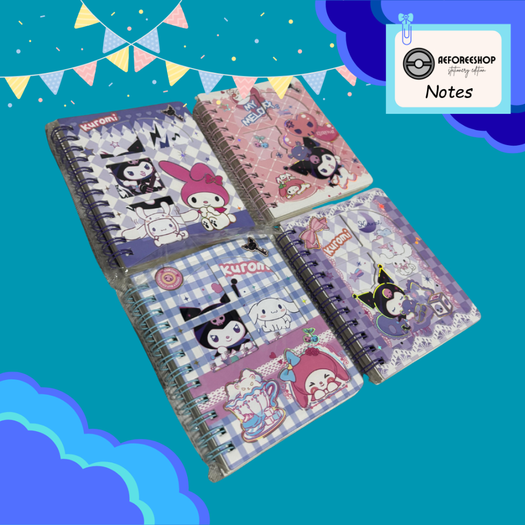 

BUKU | NOTES | TEMPAT TULIS MY MELODY / KUROMI LUCU DAN KEREN IMUT SANRIO