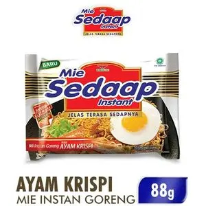 

Mie Sedaap Instan Goreng Ayam Krispi 88g / Mie Instan