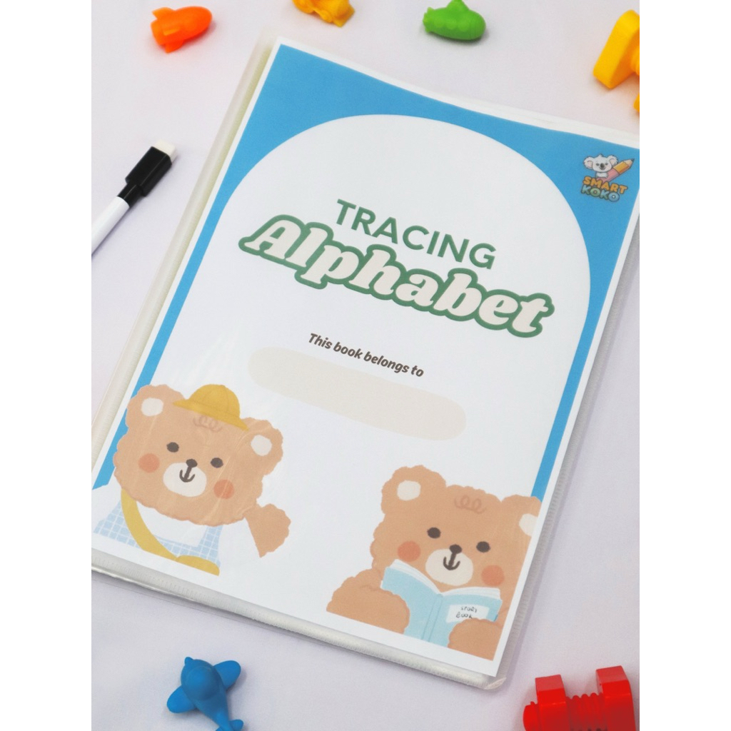 

Activity Worksheet - Lembar Kerja Tracing Alphabet - Edukasi Usia Dini Paud Preschool TK 2 - 3 tahun