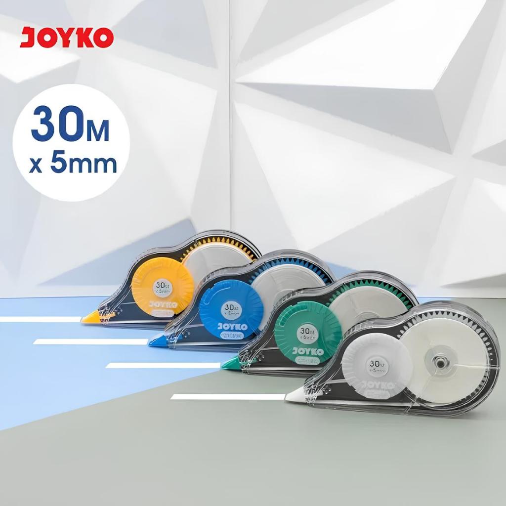 

Joyko Correction Tape Kertas Tipe X Roll 30 Meter x 5 Mm Harga Untuk 1 Pcs