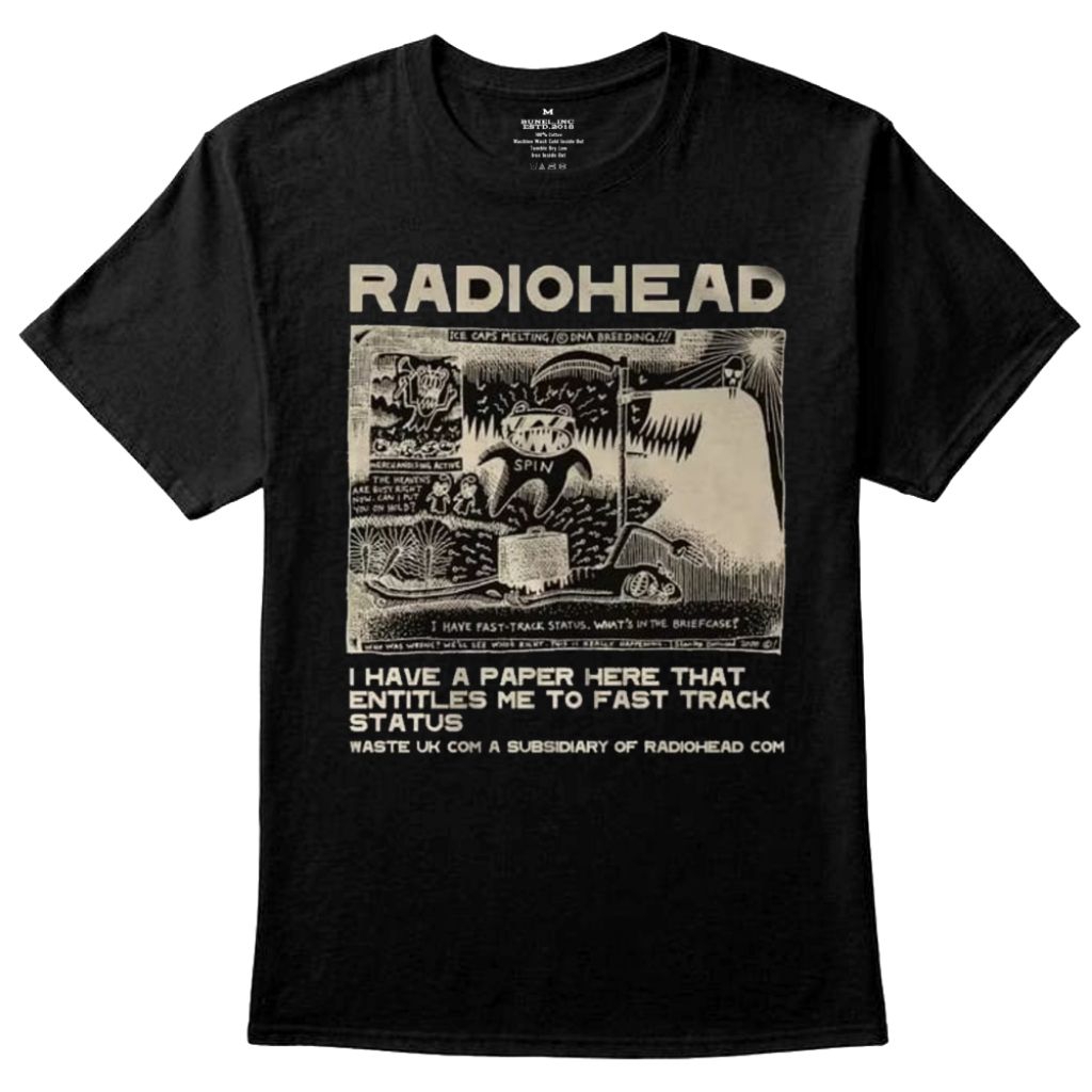 Original T-Shirt Radiohead Ice Caps Melting Katun S-XXXL Unisex
