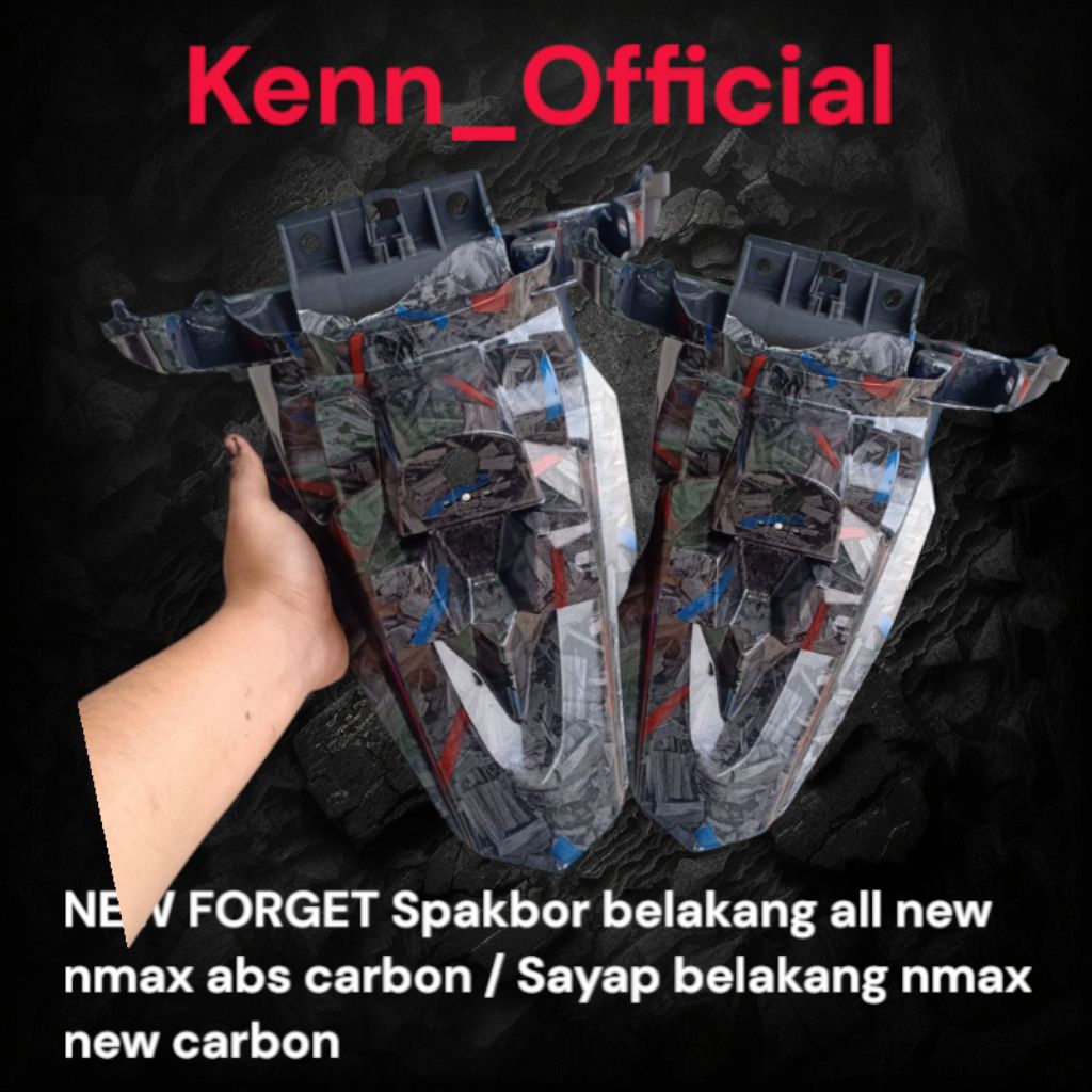 NEW FORGET Spakbor belakang all new nmax abs carbon / Sayap belakang nmax new carbon