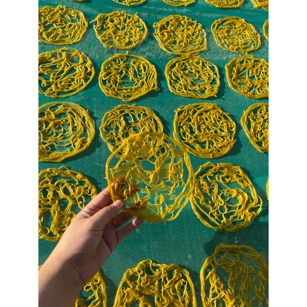 

kerupuk mie bulat rasa udang dan original