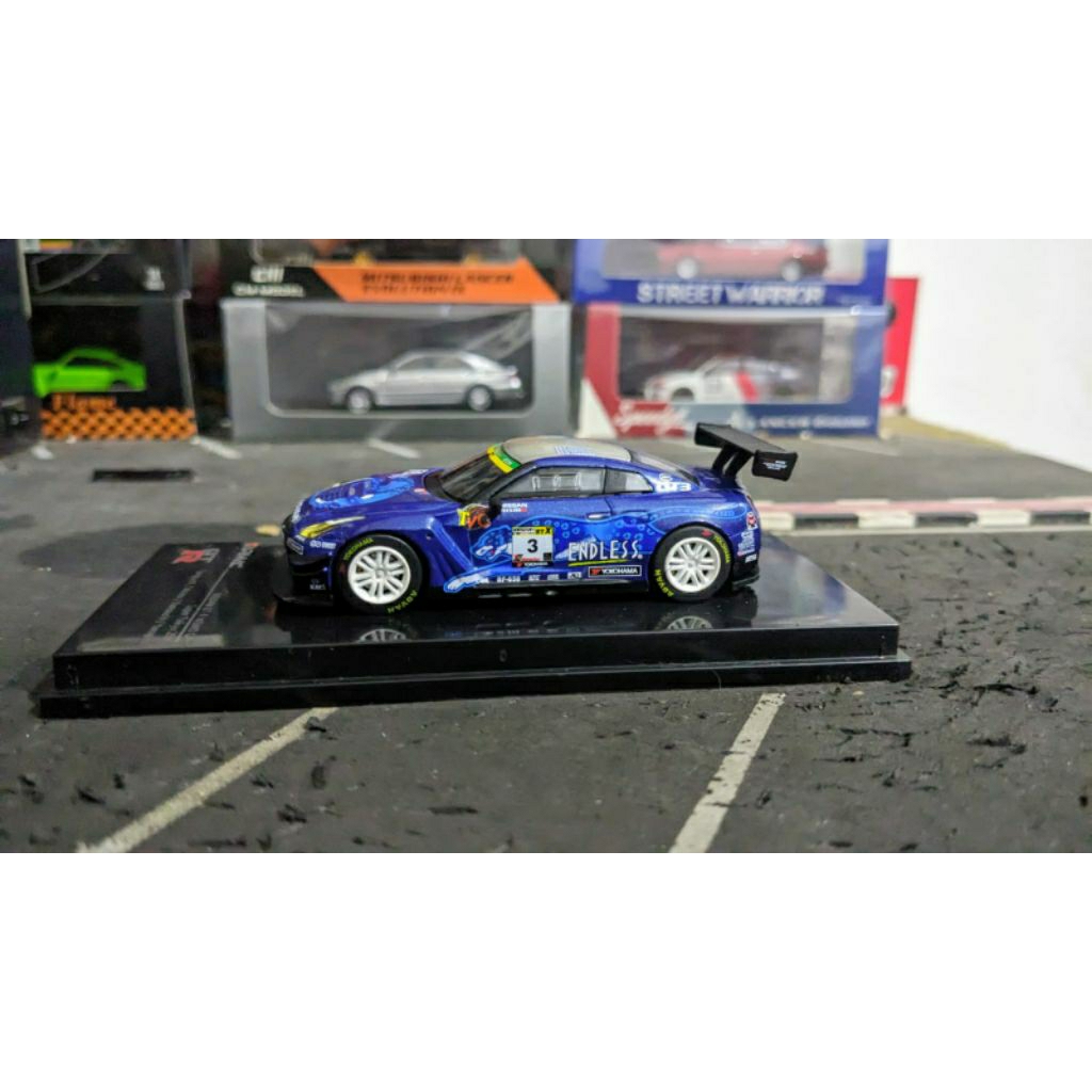 Diecast Tarmac Nissan Skyline GTR R35 Nismo GT3 Super Taikyu 2016 Endless Livery Minus Box
