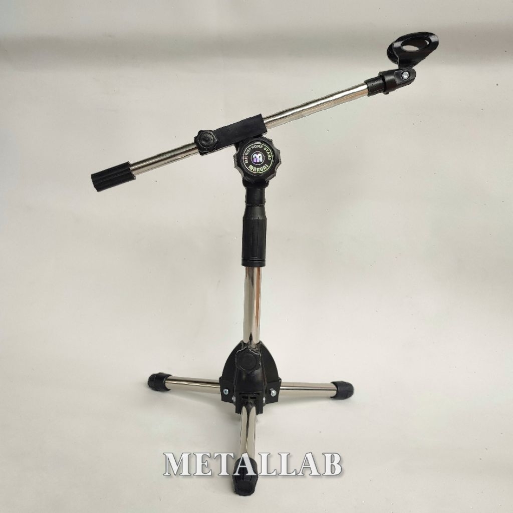 Stand Mic Hadroh Stand Mic Pendek Stand Mic Maruni STAINLESS STEEL ORI Tebal Dan Kokoh
