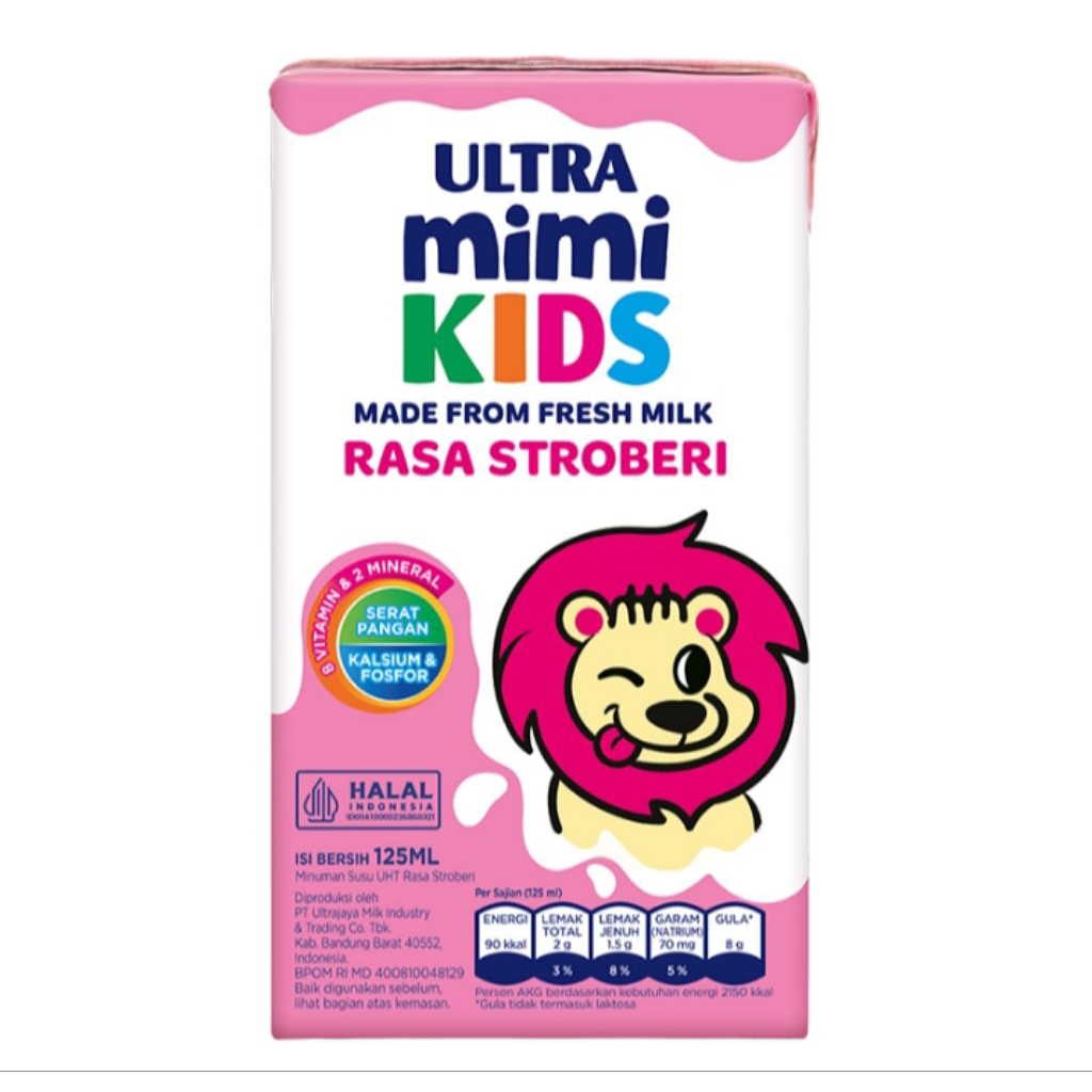 

Ultra Mimi Kids Susu UHT Strawberry