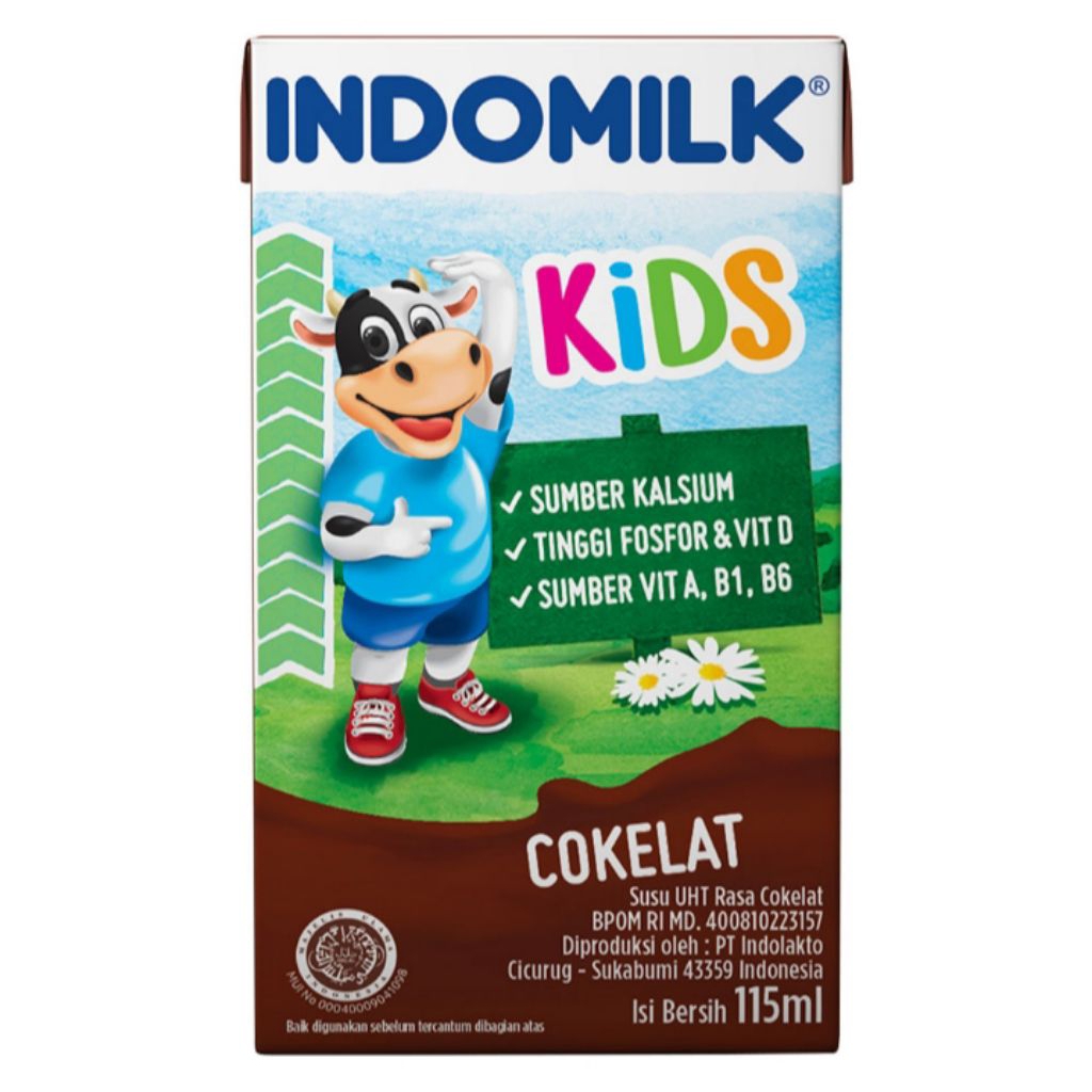 

Indomilk Kids Susu UHT Cokelat