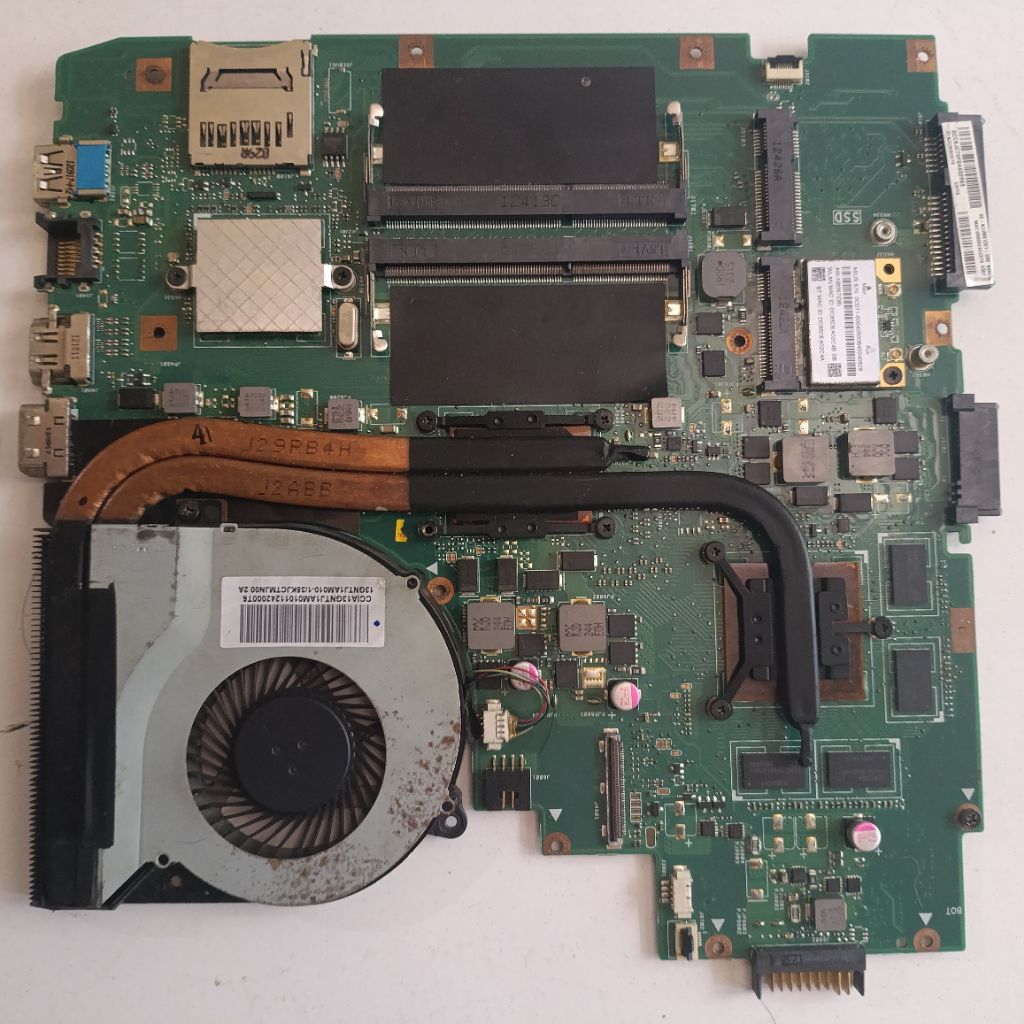 Motherboard Mesin Laptop Asus A46C A46CM A46CM K46C CORE i3 NVDIA + RAM 8gb