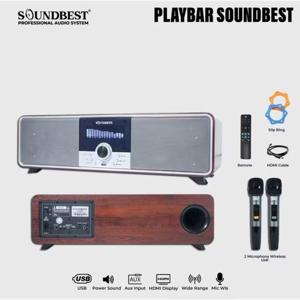 Soundbar Soundbest Playbar Original Bluetooth usb