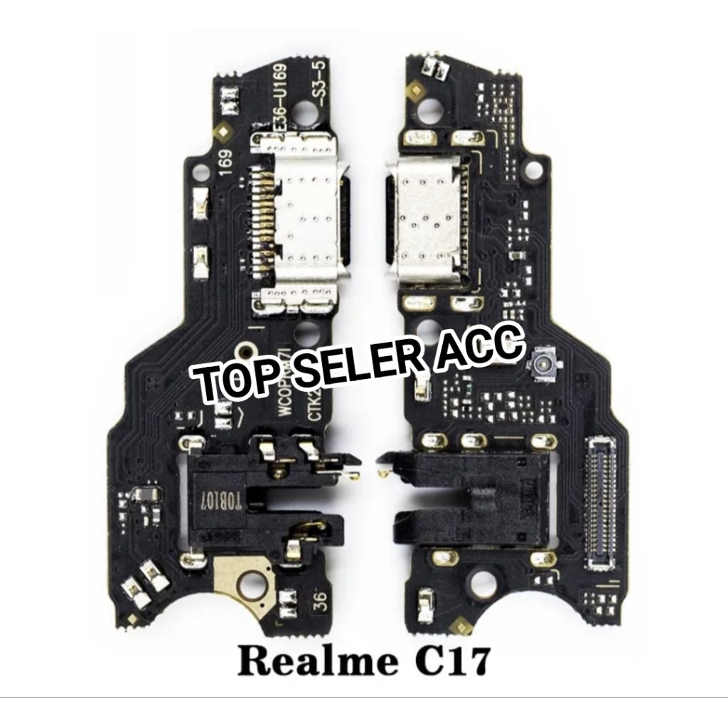 Realme C17 / Realme 7i Original Flexibel Konektor Charger / Papan Cas Wite IC Realme C17 / C7i Ori