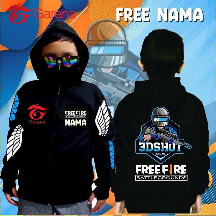 jaket anak laki laki pripayer fripayer freefire free fire model masker ninja evos ff garena esports