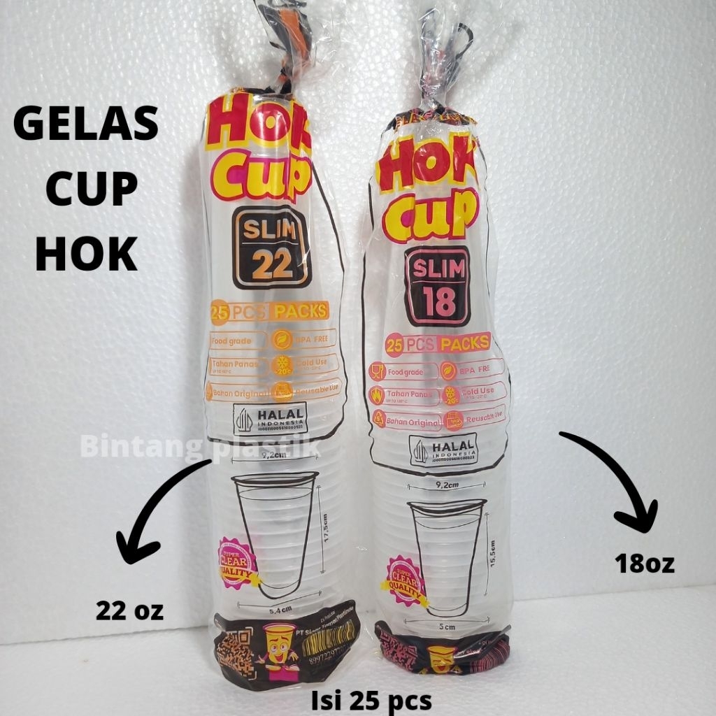 CUP GELAS HOK 22OZ