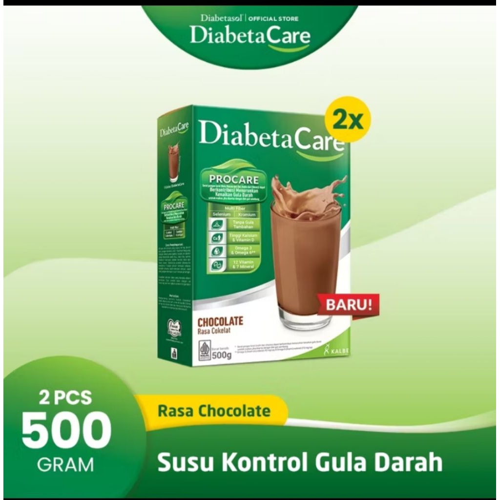 

Diabetacare coklat 500gr ( 2 pcs )