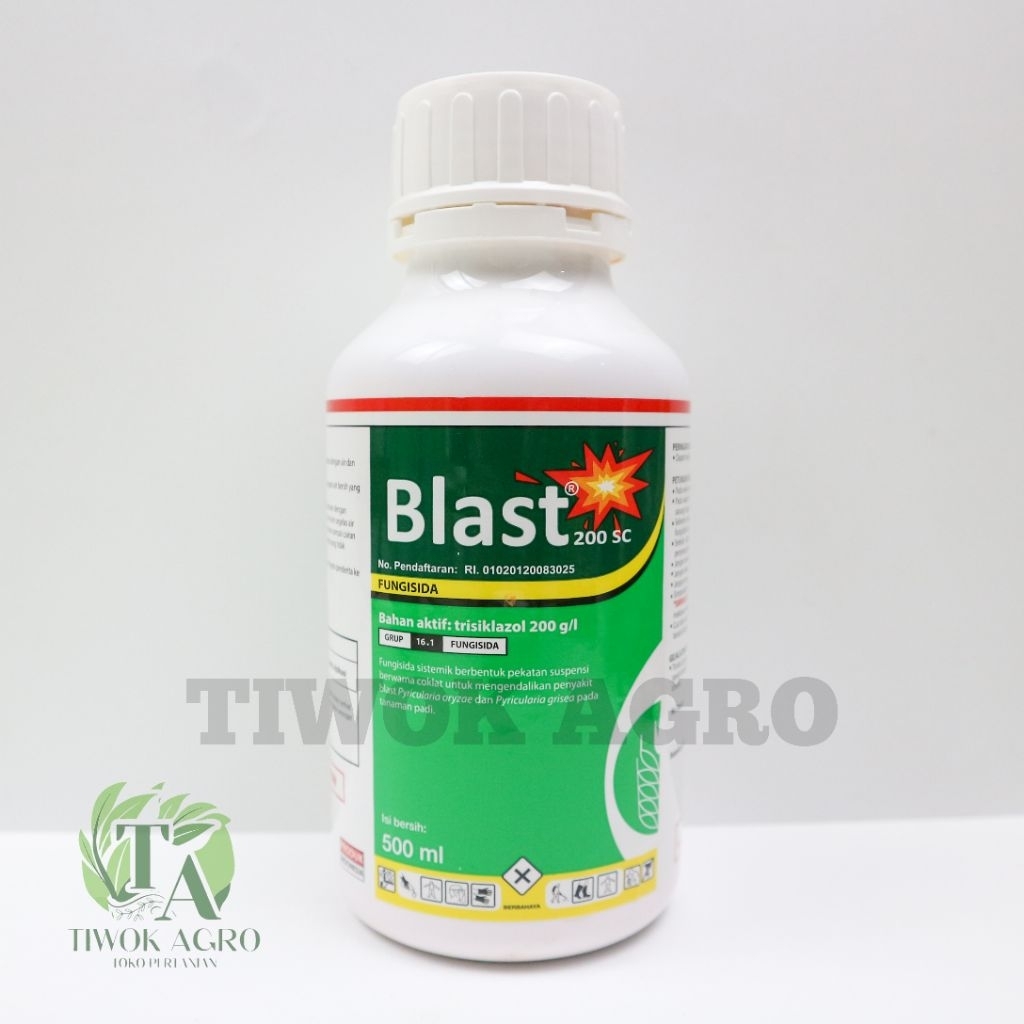 Blast 200 SC 500 ml – Fungisida Sistemik Trisiklazol, Kendalikan Blas pada Padi