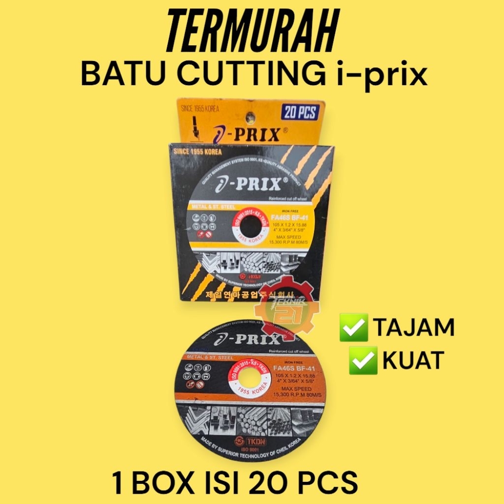BATU CUTTING i-prix BATU POTONG 4 IN I PRIX